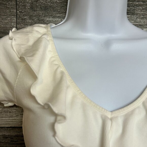 Wilfred Danette Cropped Top White Size S - Picture 3 of 5